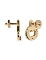 Серьги из золота c бриллиантами и перламутром