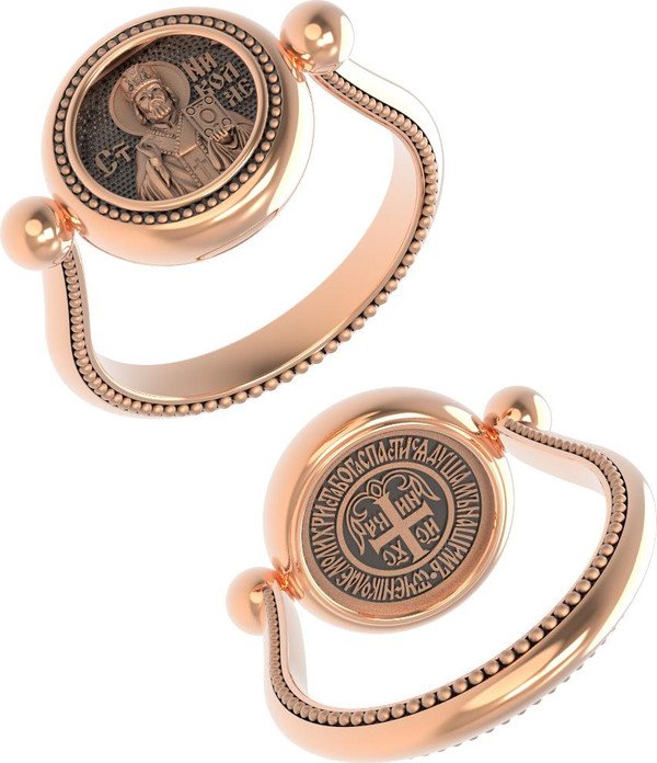 Кольцо из красного золота 585 пробы