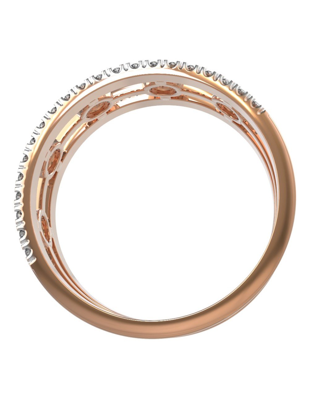 Кольцо из золота c бриллиантами