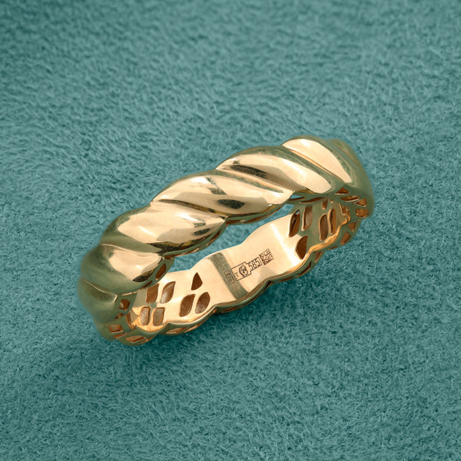 Кольцо из красного золота 585 пробы