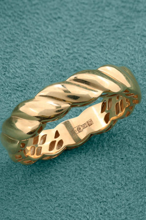 Кольцо из красного золота 585 пробы