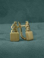 Серьги из лимонного золота