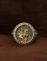 Кольцо из лимонного золота