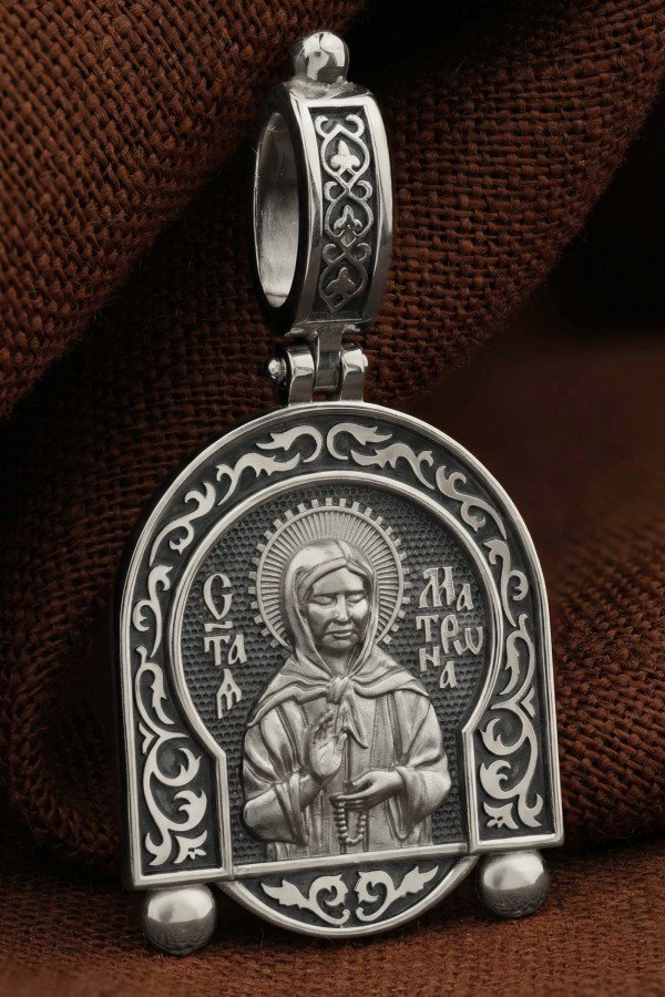 Образок из белого золота