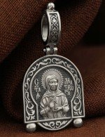 Образок из белого золота