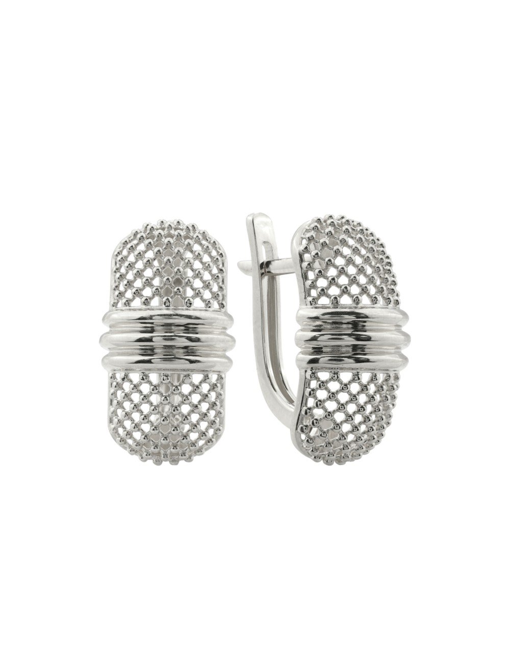 Серьги из белого золота