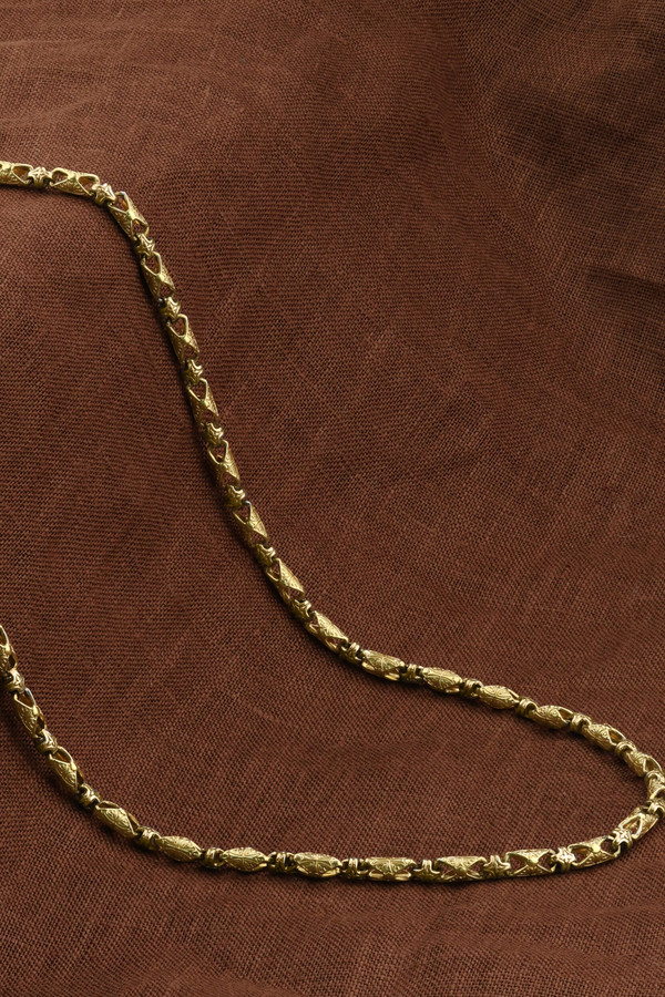 Цепь из лимонного золота 585 пробы