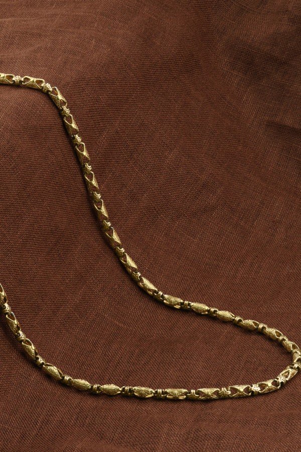 Цепь из лимонного золота