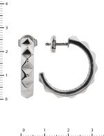 Серьги из белого золота