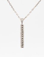 Колье из белого золота c бриллиантами