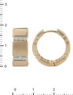 Серьги из золота c бриллиантами