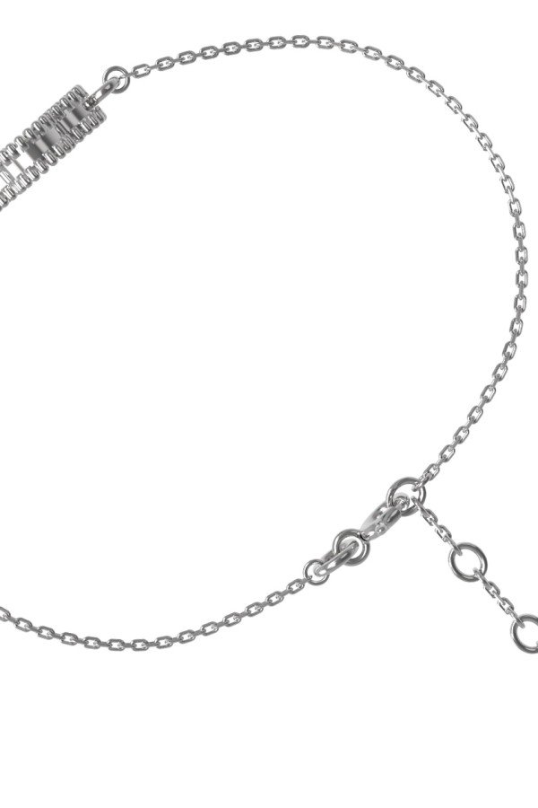 Браслет из белого золота c ониксом