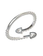 Кольцо из белого золота c бриллиантами