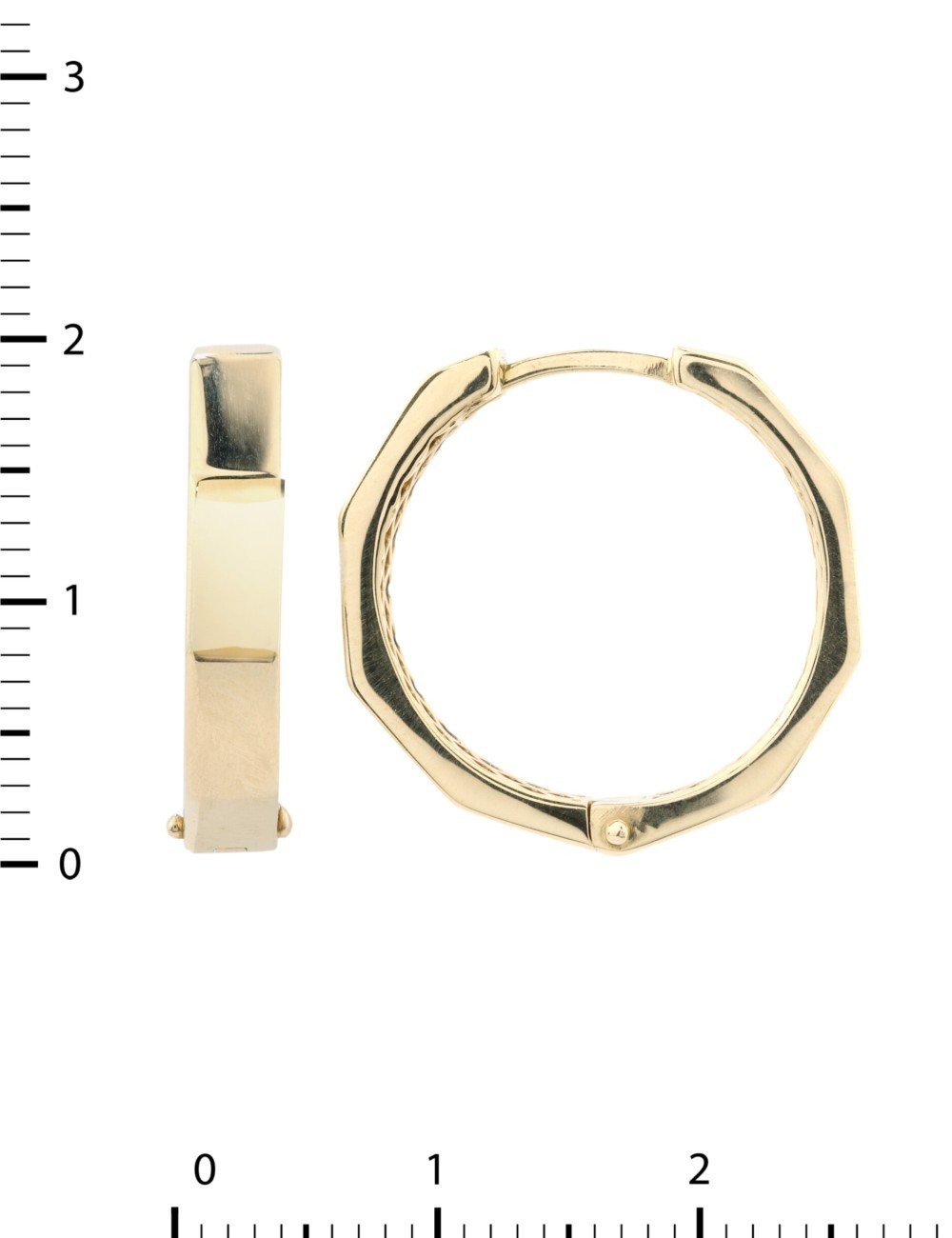 Серьги из лимонного золота