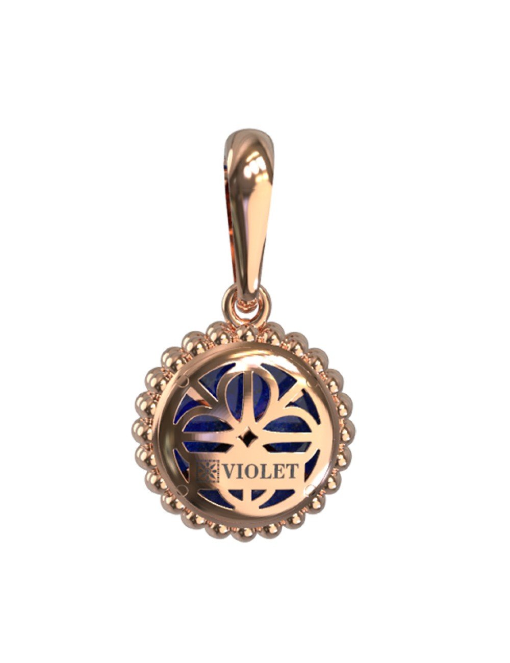 Подвеска из золота c лазуритом