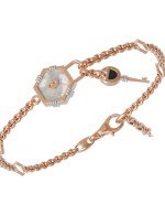 Браслет из золота c ониксом и перламутром