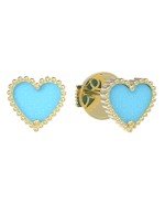 Серьги из лимонного золота 585 пробы