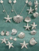 Колье из белого золота 585 пробы