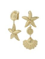 Серьги из лимонного золота