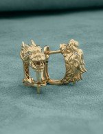 Серьги из золота c бриллиантами