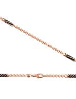 Цепь из золота c эмалью