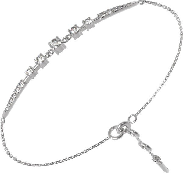 Браслет из белого золота c бриллиантами