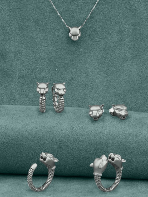 Кольцо из белого золота 585 пробы c бриллиантами