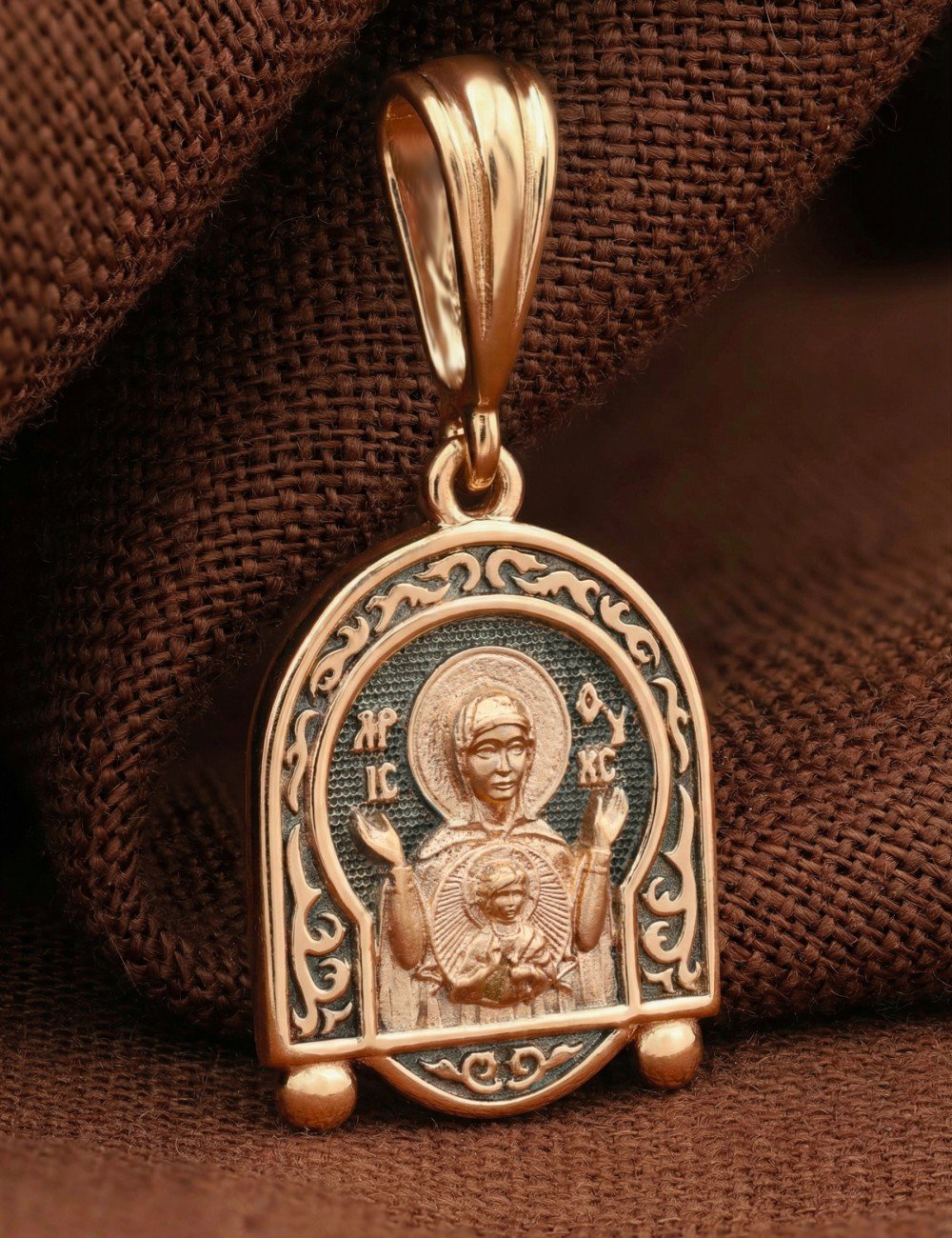 Образок из золота