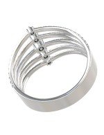 Кольцо из белого золота c бриллиантами