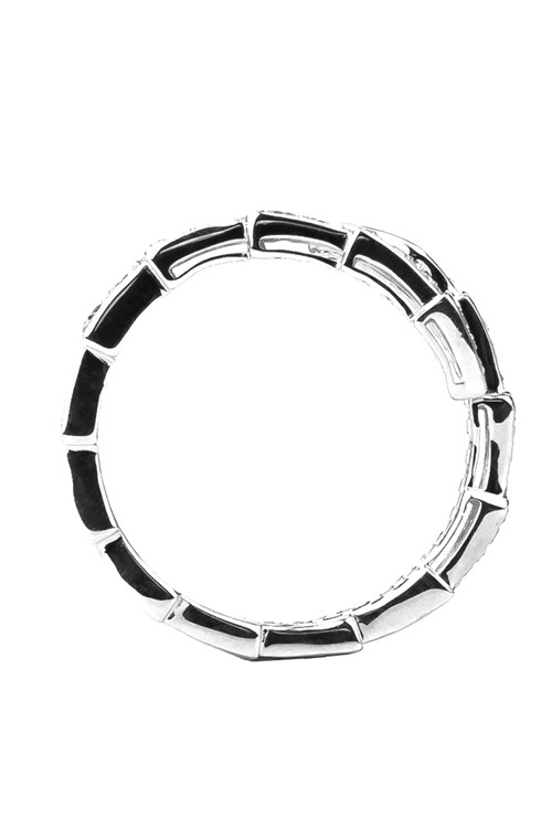 Кольцо из белого золота 585 пробы c бриллиантами