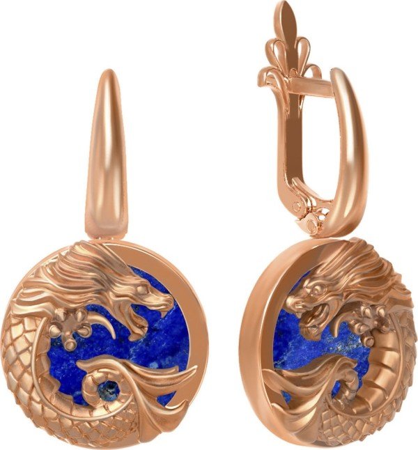 Серьги из золота 585 пробы