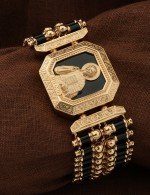 Браслет из золота c ониксом