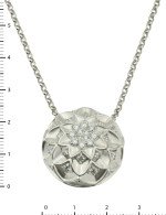 Колье из белого золота c бриллиантами