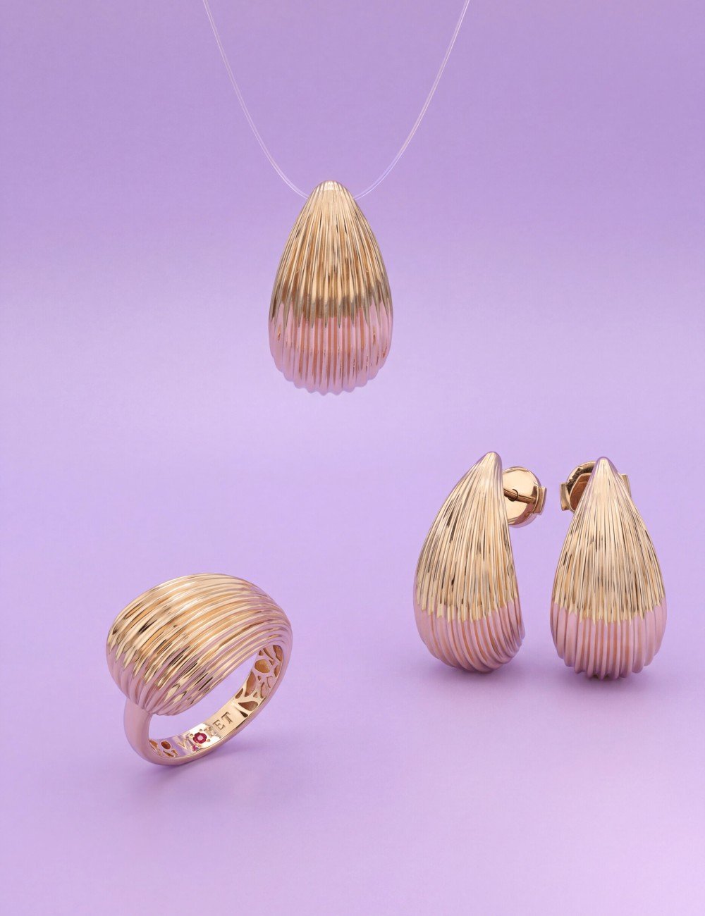 Серьги из золота 585 пробы