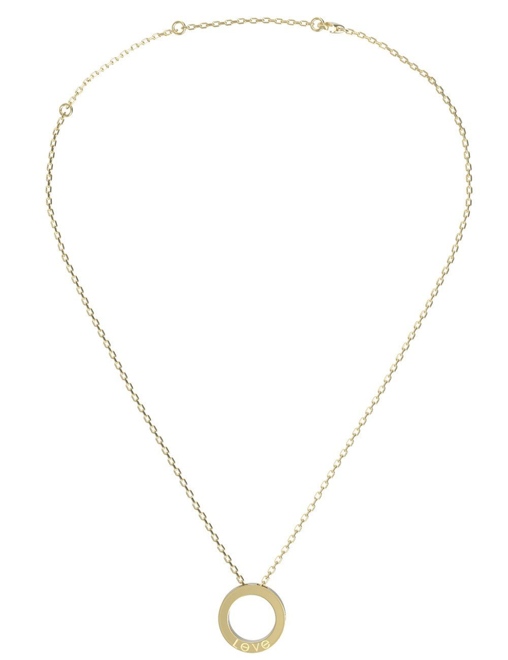 Колье из лимонного золота c бриллиантами