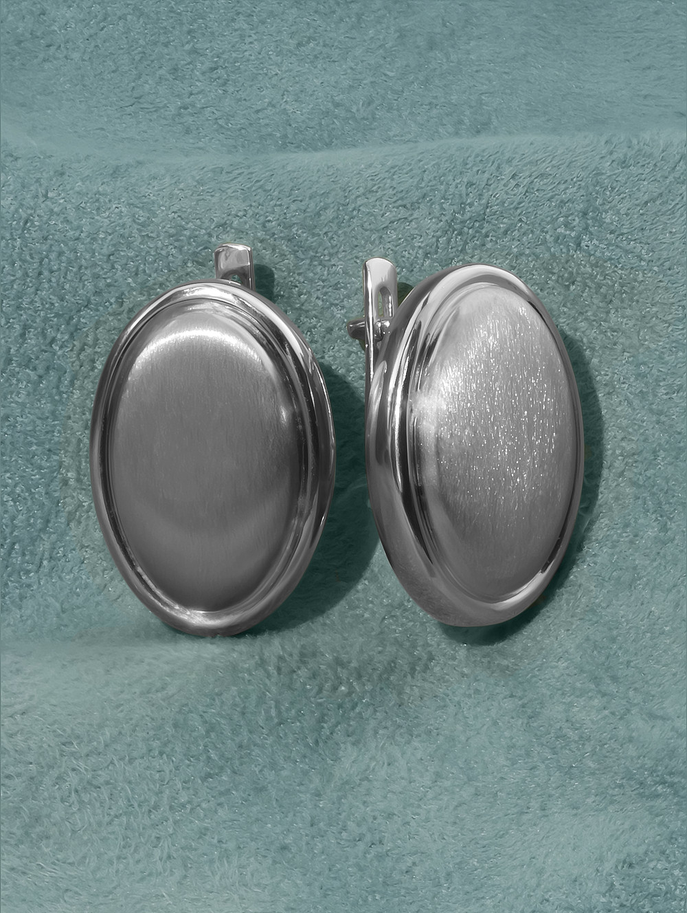 Серьги из белого золота 585 пробы