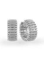 Серьги из белого золота