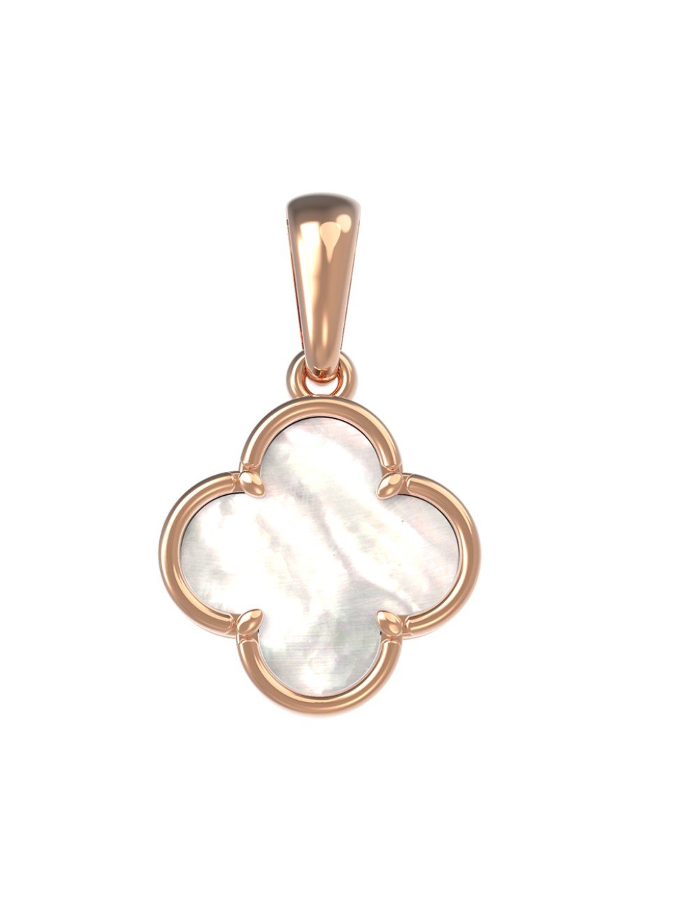 Подвеска из золота c перламутром