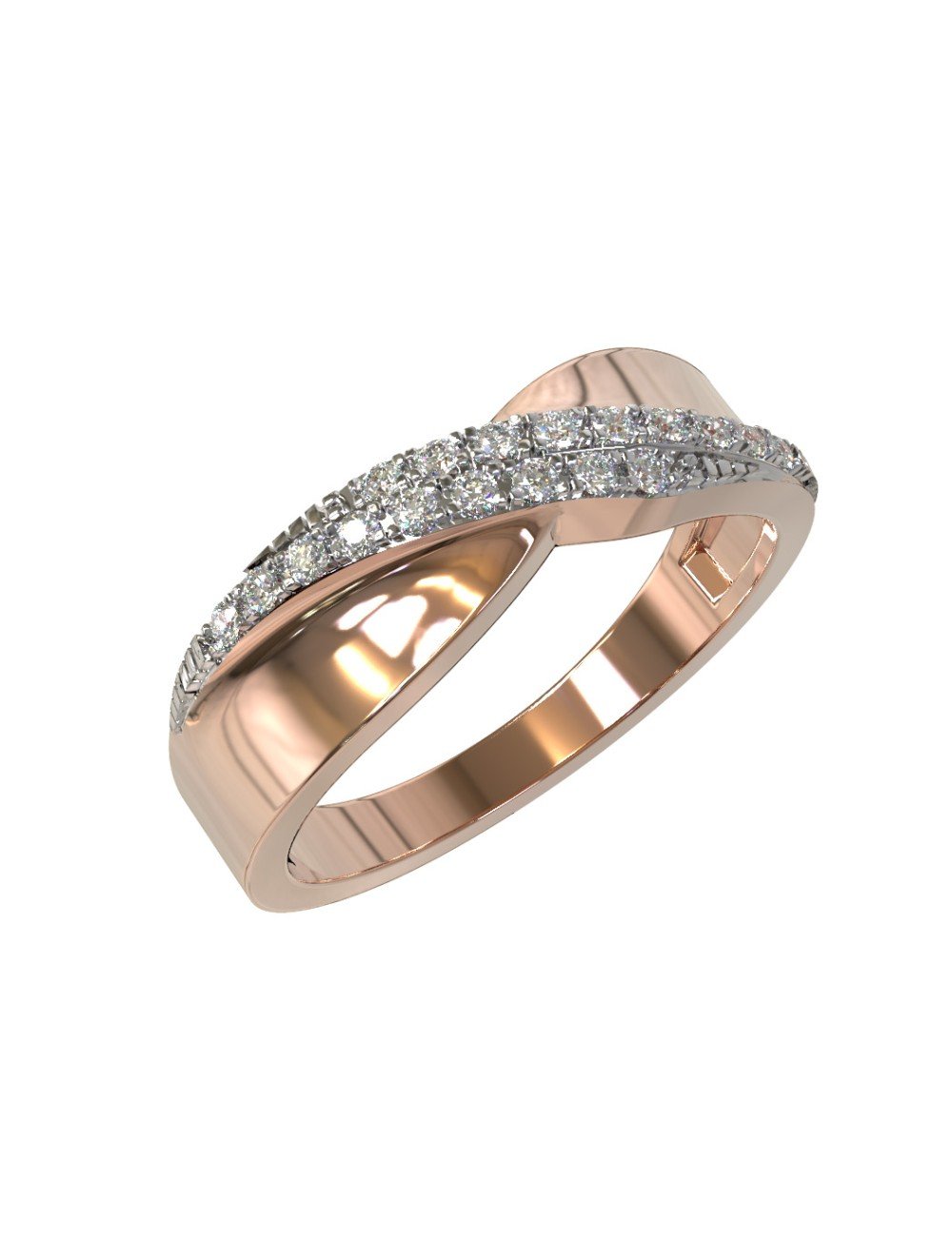 Кольцо из золота c бриллиантами