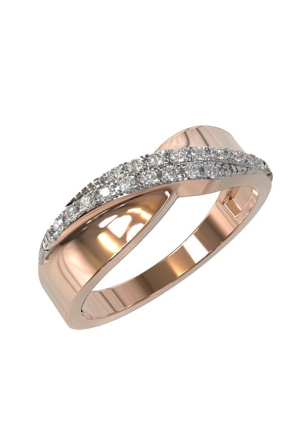 Кольцо из золота c бриллиантами