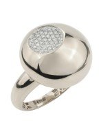 Кольцо из белого золота c бриллиантами