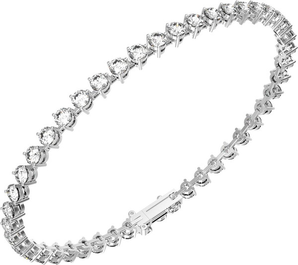 Браслет из белого золота 585 пробы c бриллиантами