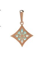 Подвеска из золота c бирюзой