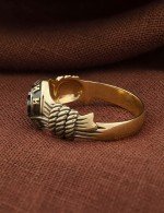 Кольцо из лимонного золота