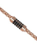 Цепь из золота c ониксом