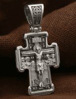 Крест из белого золота