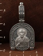 Образок из белого золота