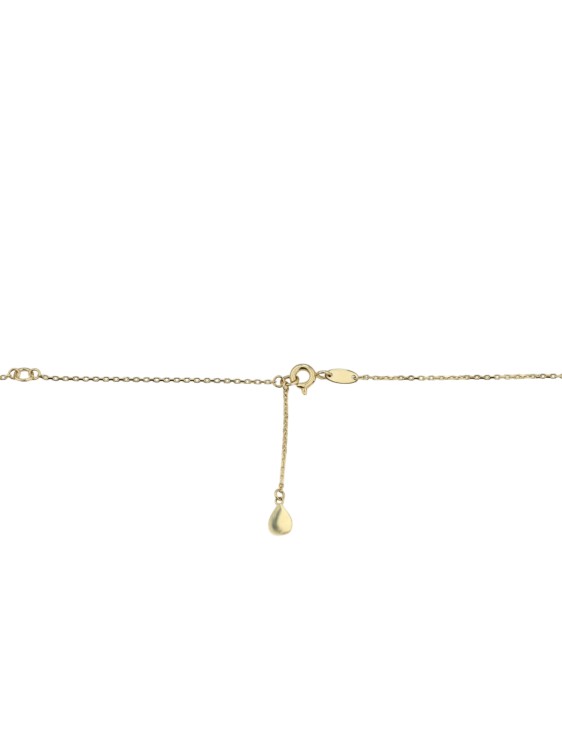 Колье из лимонного золота 585 пробы c бриллиантами