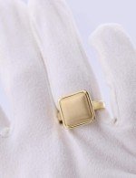 Кольцо из лимонного золота 585 пробы