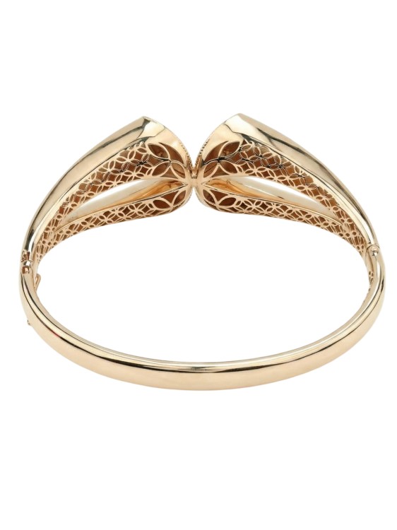 Браслет из красного золота 585 пробы c рубином